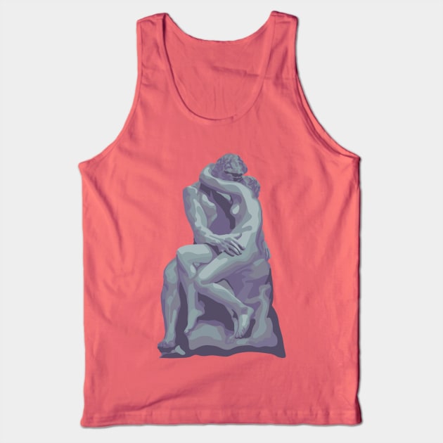 The Kiss Tank Top by Slightly Unhinged